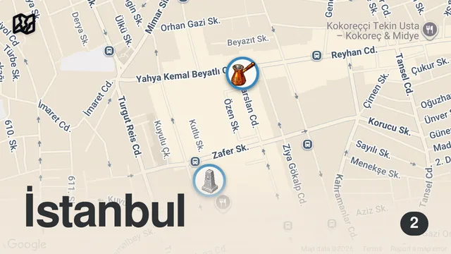 Map of SADECE 3 SAAT DÖNER BUNUNAN SÜRMENE DÖNER SELAMİ USTA!