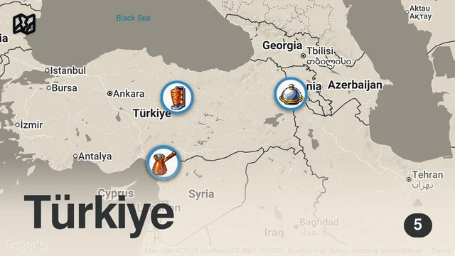Map of İSKENDERUN SANAYİ LEZZETLERİ!!! 1 GÜNDE DÜNYALARI YEDİK!!!