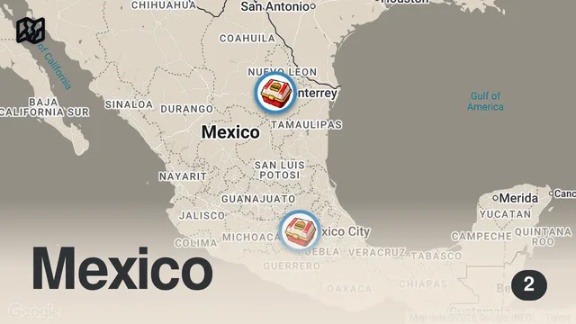 Map of US vs Mexico Burger King | Food Wars | Insider Food