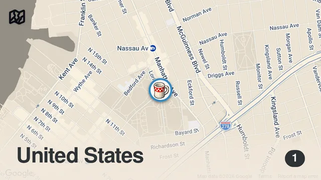 Map of NYC's Top 15 "More Affordable" Restaurants: No. 2: Bernie's #burger #nycfood #cheapeats