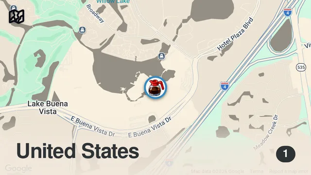 Map of Eating At The Weirdest Themed Restaurants (Orlando, Florida)
