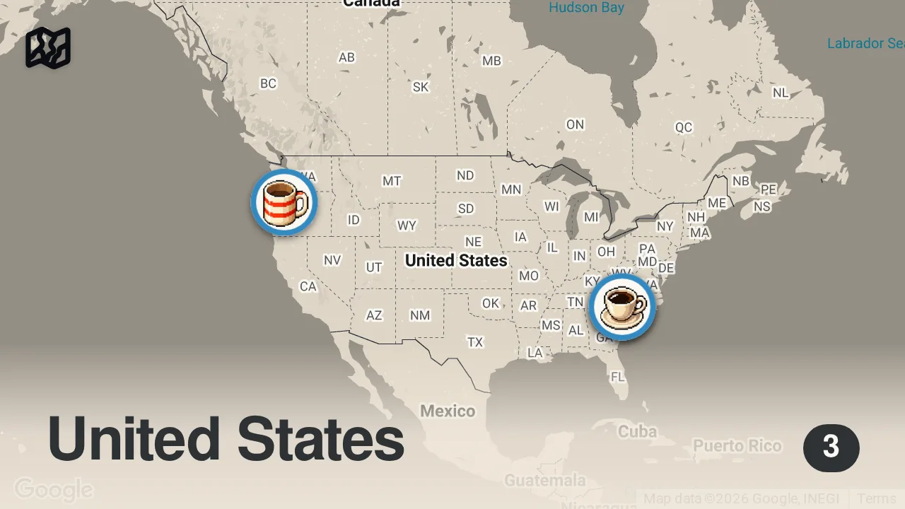 Map of 3 spots from Eating at SKETCHY Restaurants For 24 Hours... (North Carolina)