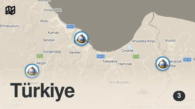 Map of ABARTTIĞINIZ KADAR VARMIŞ! | SAMSUN VLOG