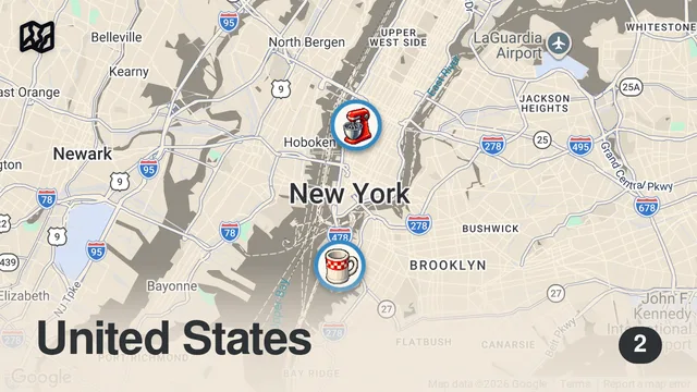 Map of FTD PRESENTS: ACTION BRONSON'S ROAD TO THE RESTAURANT PART 1