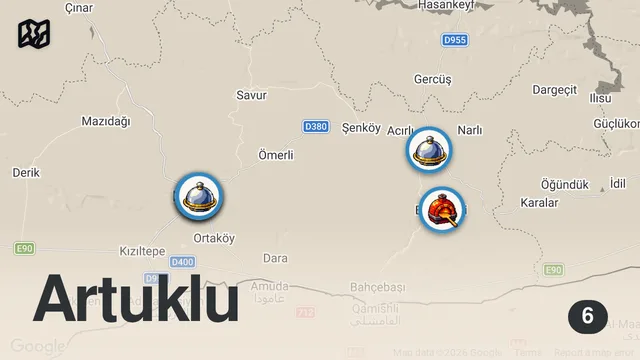 Map of Mardin Sokak Lezzetleri ! | Kasrın Hatası