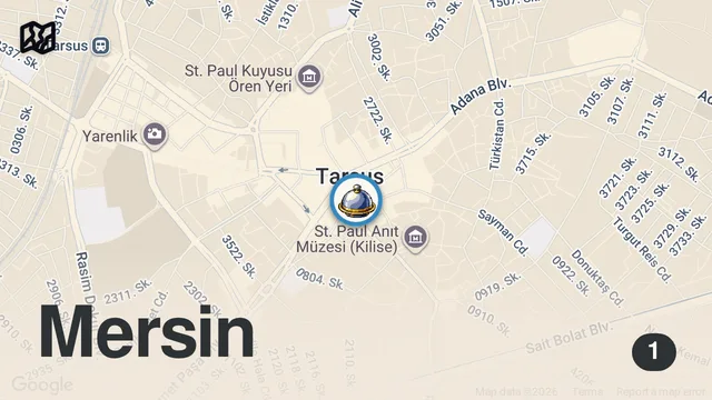 Map of TARSUSLULAR ÇOK ŞANSLI ! EN İYİ LAHMACUN BENDE l Sokak Lezzetleri