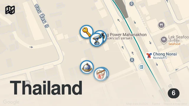 Map of 24 Hours Inside Bangkok’s $1 Billion Megascraper