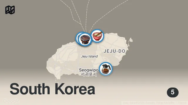 Map of I Ate the Best KOREAN FOOD in Jeju Island for 24 Hours!!