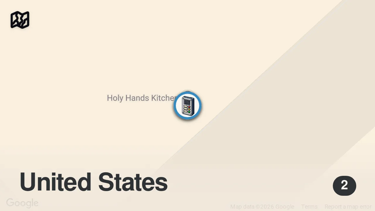 Map of 2 spots from I traveled over 2 hours to try this food stand…