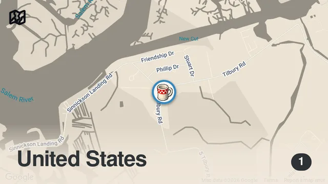 Map of small shop, BIG CHEESESTEAK - 70 years in business in South Jersey - Seagraves Sub Shop