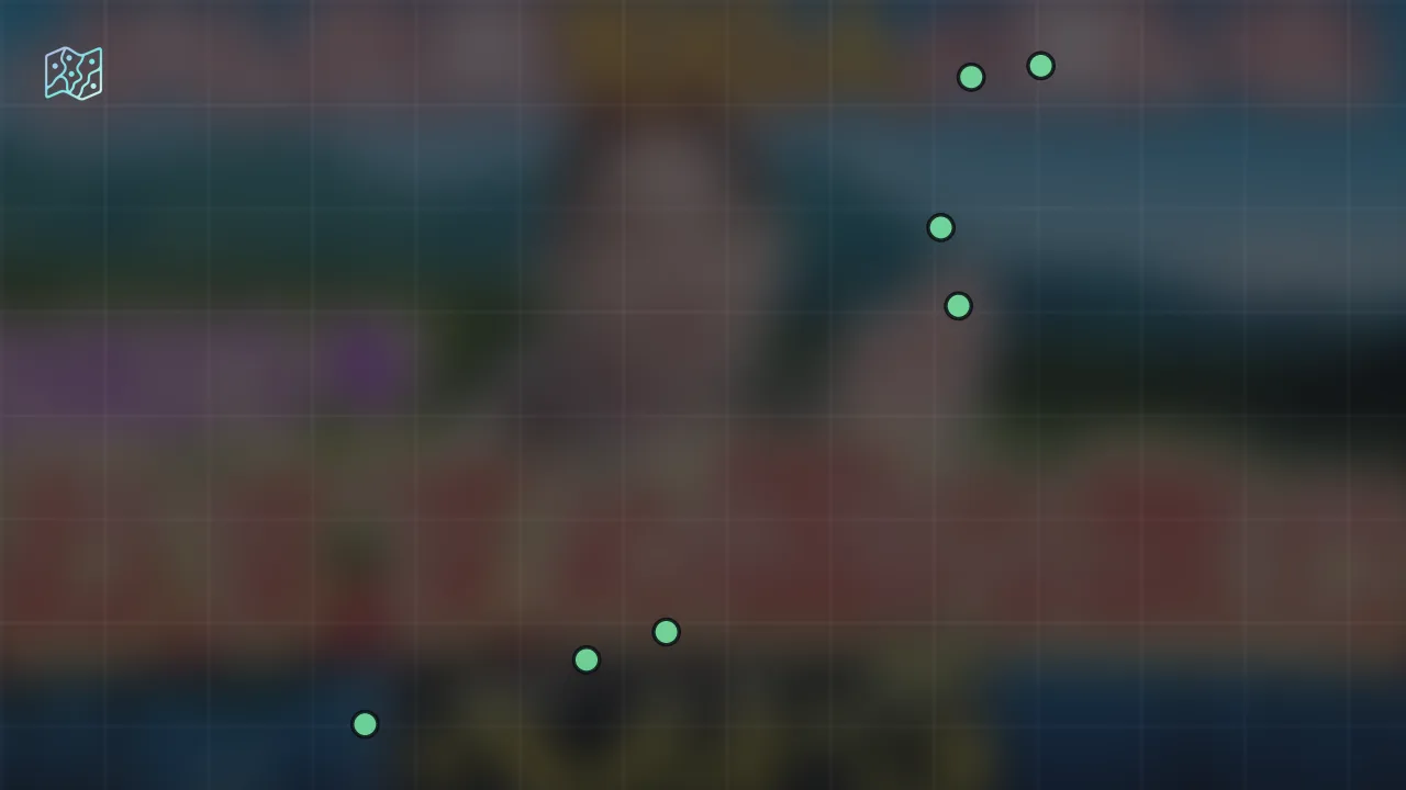 Map of 7 spots from 【ランキング】JAL社員100人に聞いた2025年おすすめ国内旅行TOP5