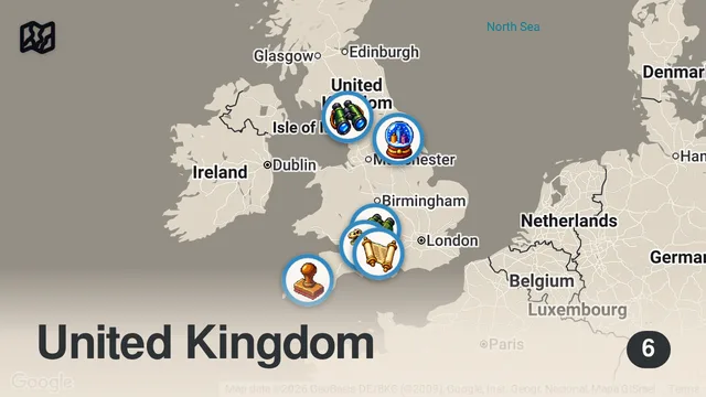 Map of 🏴󠁧󠁢󠁥󠁮󠁧󠁿 ENGLAND Dokumentation | Was kein Reiseführer dir zeigt | 4K