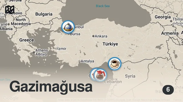 Map of 3 SAATTE 6000 TL SERİSİ!!!