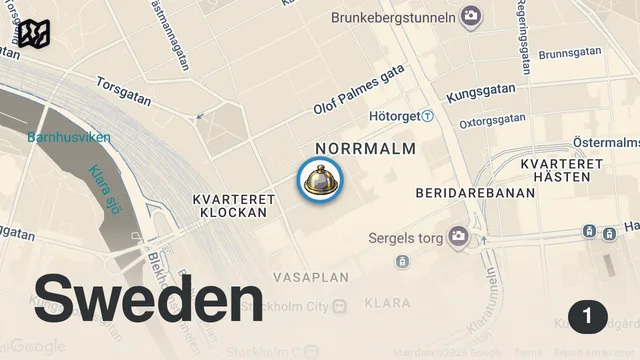Map of 3 MICHELIN starred Frantzen DEFINES World-Class MODERN Fine Dining | Stockholm