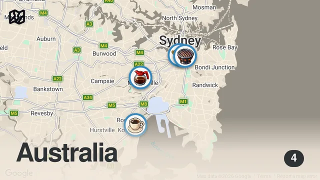 Map of 10 Of The Best Breakfasts In Sydney | Our editor's 2024 picks #Sydney #Breakfast #UrbanList