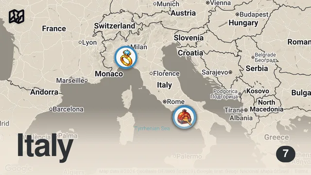 Map of I Ranked the BEST PIZZA in Naples 🇮🇹 | Italian Food Tour