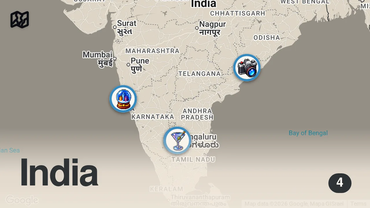 Map of 4 spots from Inside Vikas Khanna’s Hit NYC Indian Restaurant — Mise En Place