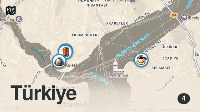 Map of Turkish Food in Istanbul 🇹🇷 | Lahmacun, Dolma & Adana Kebab