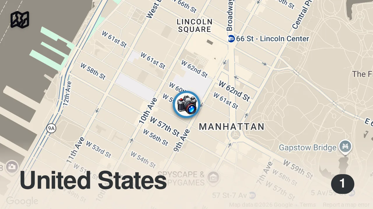 Map of 1 spot from Finding the Best Donut in New York City