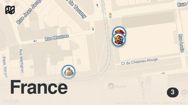 Map of J’ai testé les restaurants étoilés de Gordon Ramsay et Philippe Etchebest… le verdict est fou ! 🤯 »
