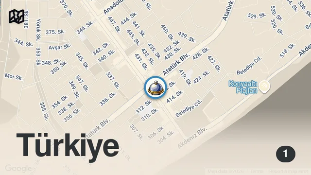 Map of HER KURUŞUNA DEĞER! 😊 #balık #yemek #antalya