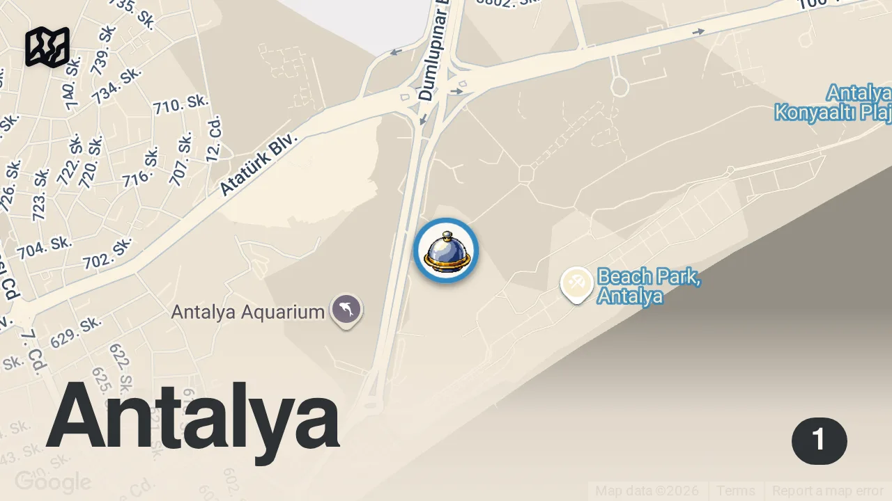 Map of 1 spot from Mutlaka Bir Kere Gidin! 😊 #shorts #yemek #teammeyzi