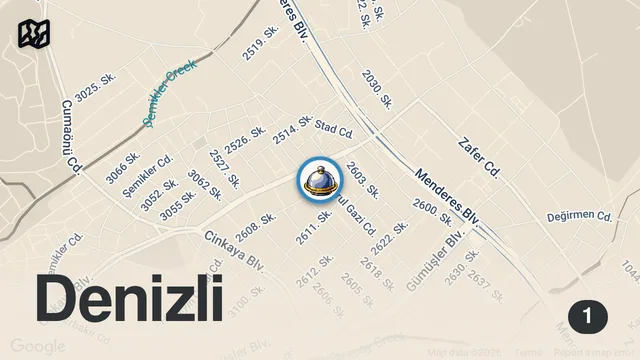 Map of TABAĞIN TAMAMI 2250 TL #shorts #denizli #jetahmet