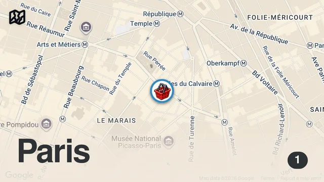 Map of EATING AT THE ICONIC MARCHÉ DES ENFANTS ROUGE | FROM PARIS WITH LOVE