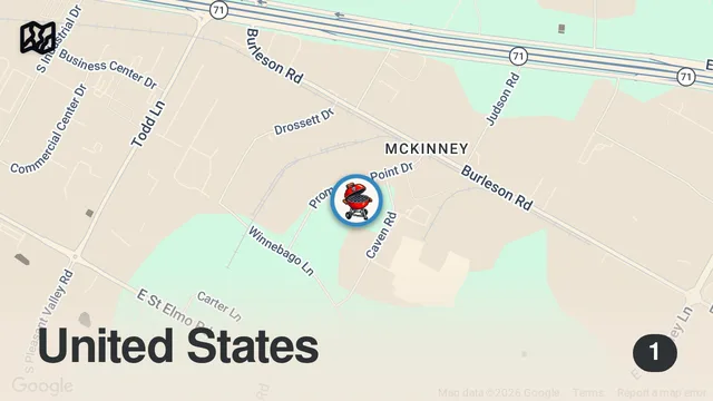 Map of The Secret to This BBQ Joint's Chicken is Butter — Smoke Point
