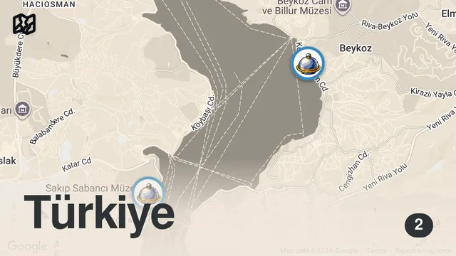 Map of BOĞAZ'DA LEZZETLİ BİR GÜN - Hesaplar Senden Bölüm 15 - Ayaküstü Lezzetler