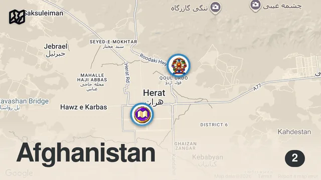 Map of Fun Or Fear? Inside Amusement Park In Herat — Life In The Taliban's Afghanistan 🇦🇫