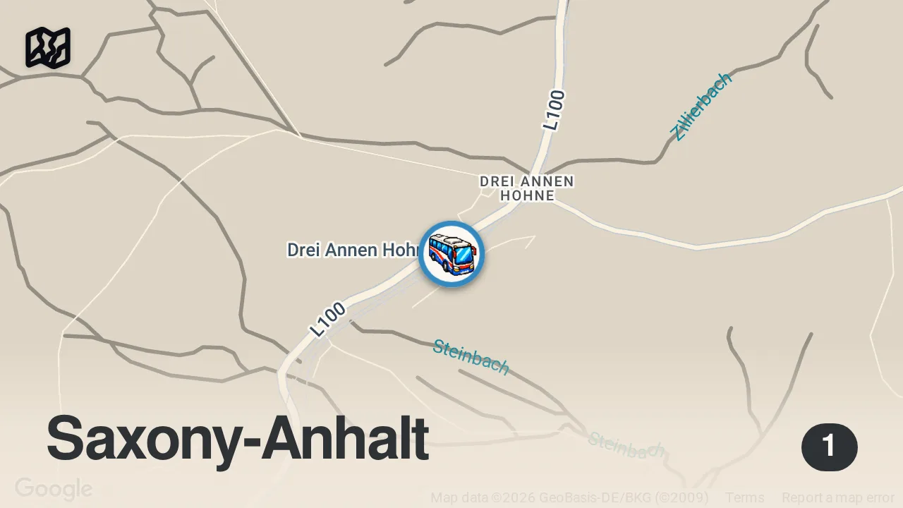 Map of 1 spot from Kennst du schon die Brockenbahn?πππ§ββοΈ