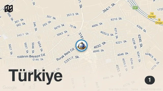 Map of Bu Çorbacı İzmir’in En İyilerinden   @pacaciapo #işbirliği