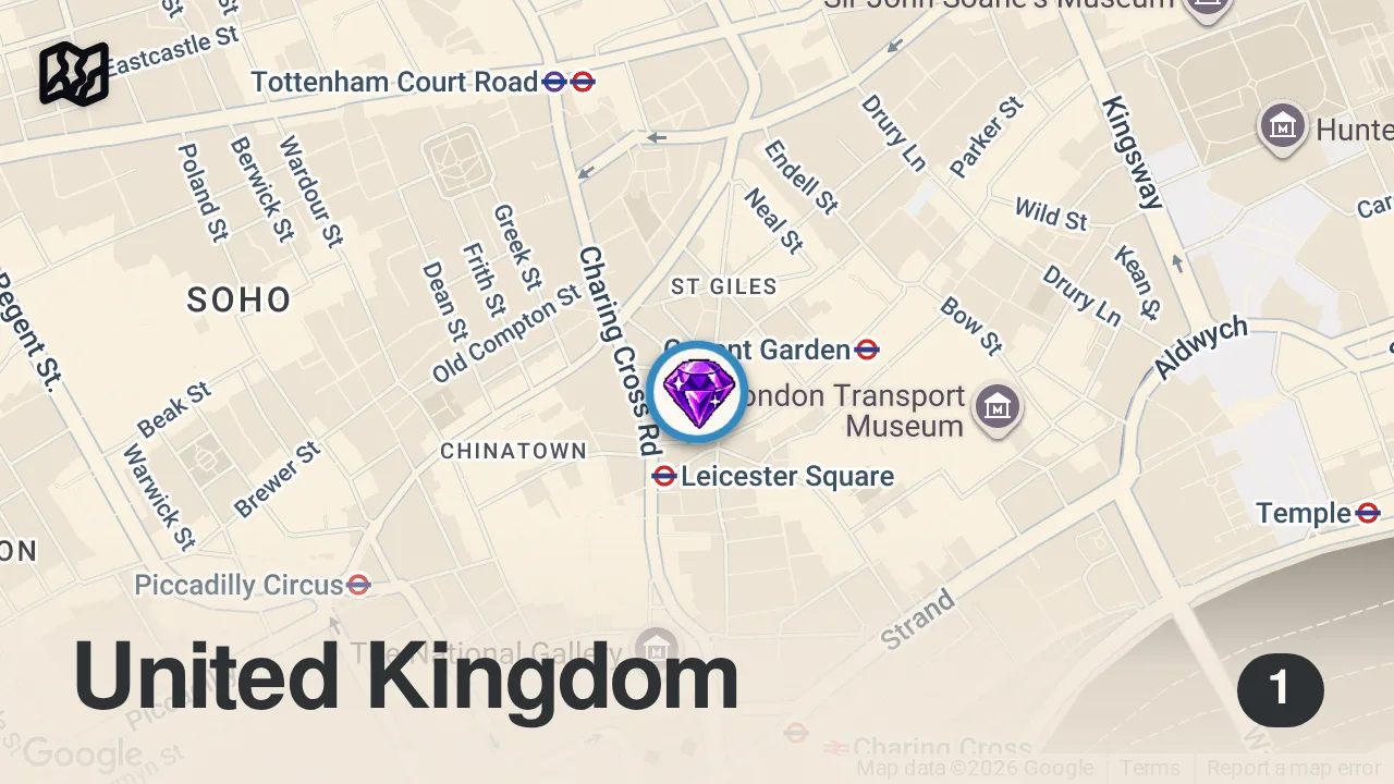 Map of 1 spot from I Tried Michelin Star Room Service