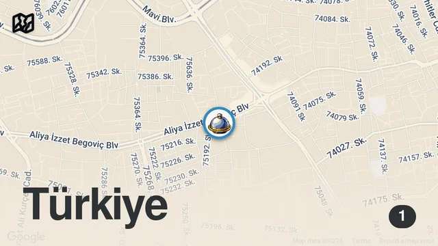 Map of 100 LİRAYA 500 GRAM | KOZ VADİSİ ADANA