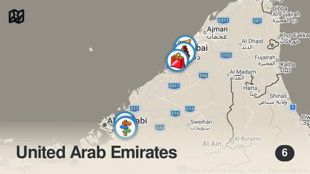 Map of Du wurdest belogen! - So sieht Dubai wirklich aus