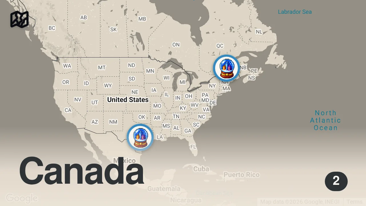 Map of 2 spots from TWO NEW VLOG SERIES COMING SOON!!!