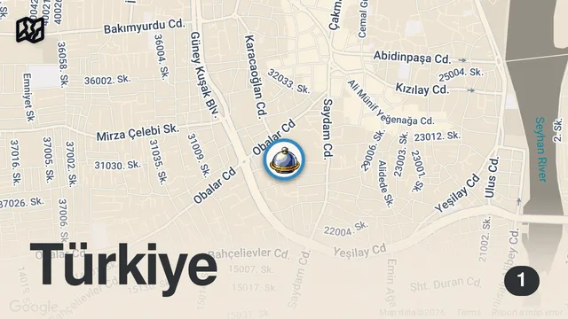 Map of Bu mekanda çorbadan başka bir şey bulamazsınız Şen ocakbaşı Adana
