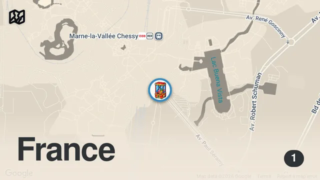 Map of Can I spend a full day at Disneyland Paris without waiting in line?