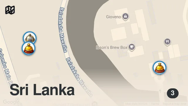 Map of Is This The Best & The Most Luxurious Hotel In Sri Lanka? ITC Ratnadipa, Colombo 🇱🇰