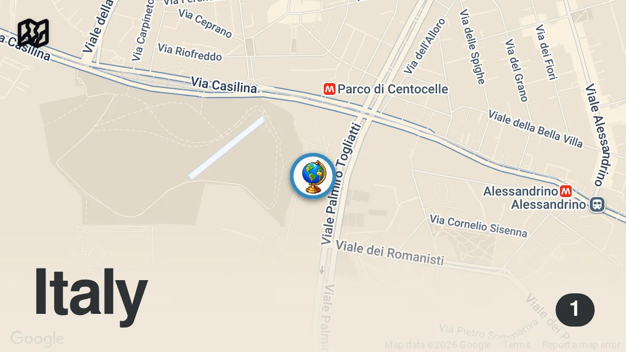 Map of 1 spot from Trying the best cannoli in the world! #food #cannoli #dessert #italy