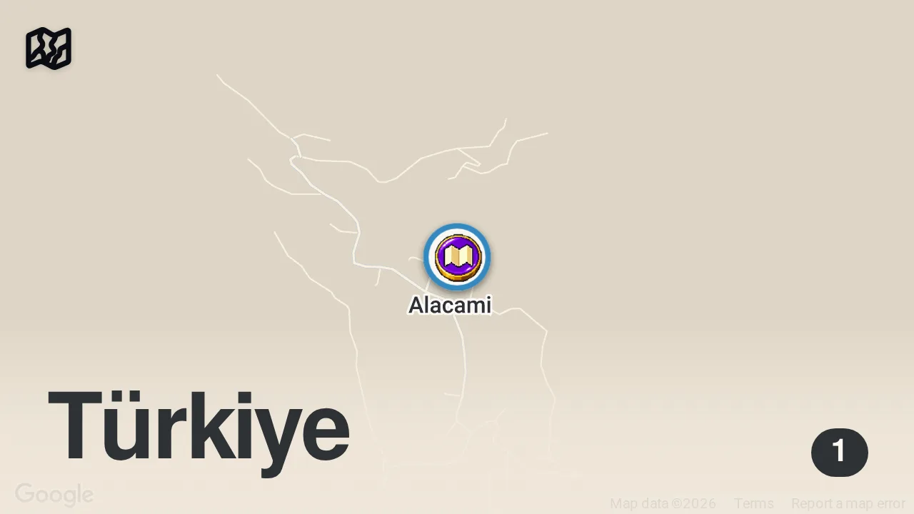 Map of 1 spot from Buz Gibi Su! Dim Alacami, Alanya | Doğada Bir Gün