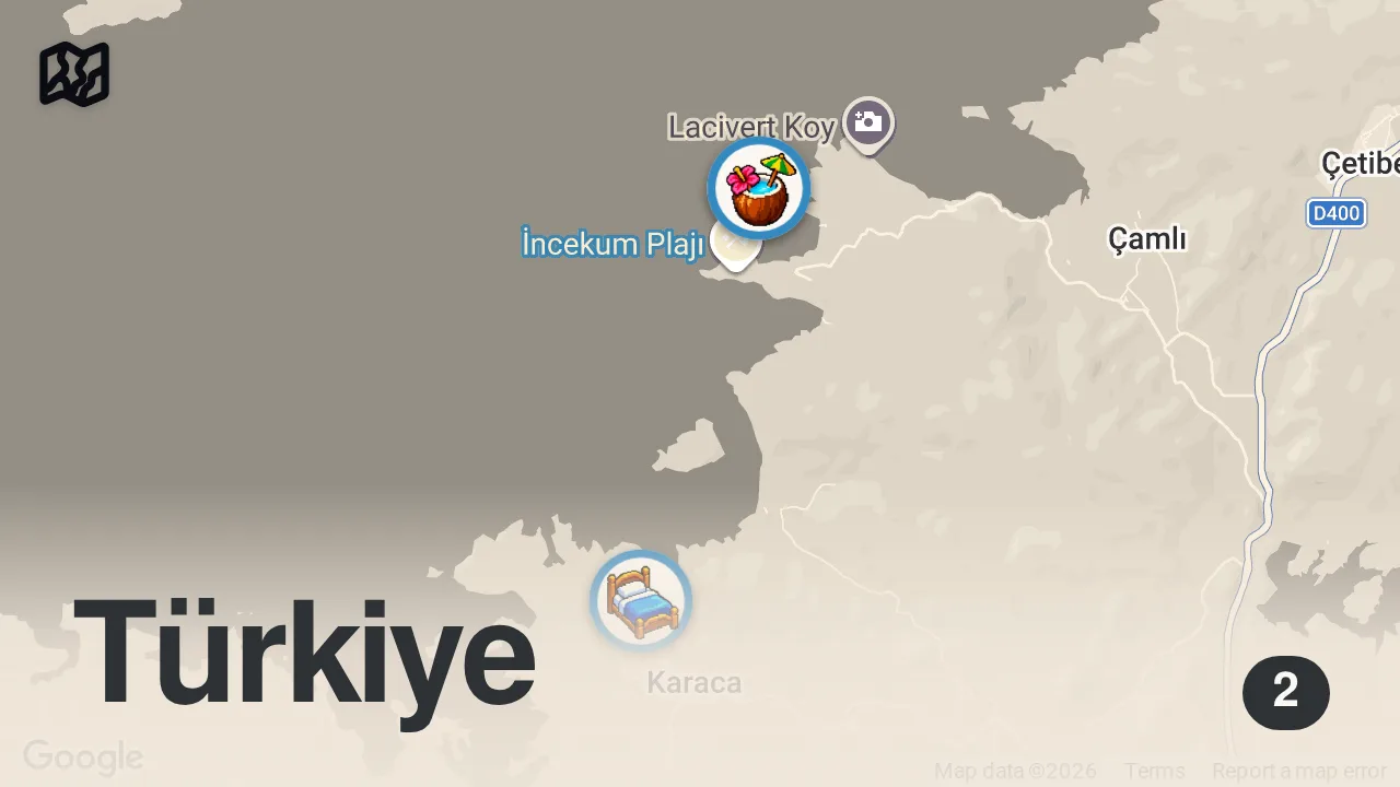 Map of 2 spots from 14 yumurtadan kıymalı yumurtam! 🥰 !#shorts