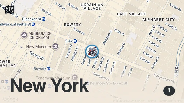 Map of Action Bronson - "MUTATIONS" (Live from Katz's Delicatessen)