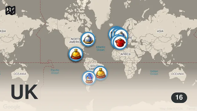 Map of THE BEST OF 2016 |  OUR FAVORITE TRAVEL MOMENTS