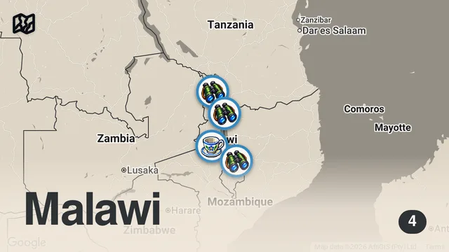 Map of This Happens When You Travel To The Poorest Country In Southeastern Africa - Malawi 🇲🇼