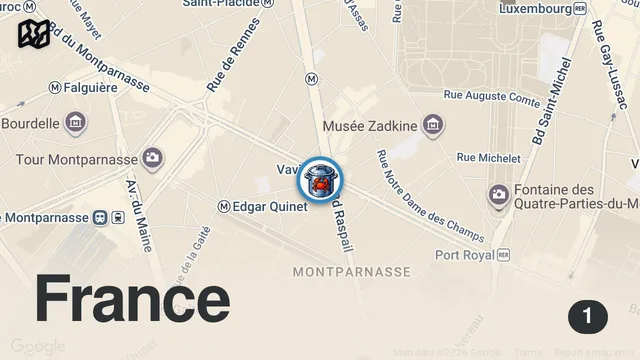 Map of I Tried the Worst Restaurants in Paris