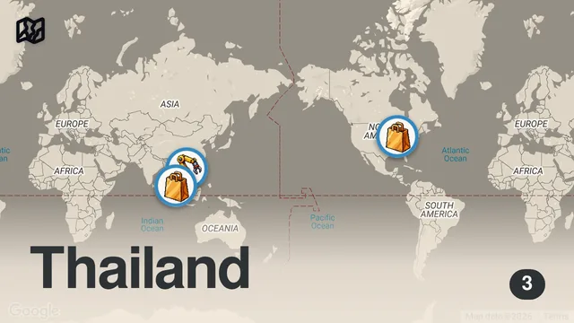 Map of Food Factory Tours | Bizarre Foods with Andrew Zimmern | Travel Channel