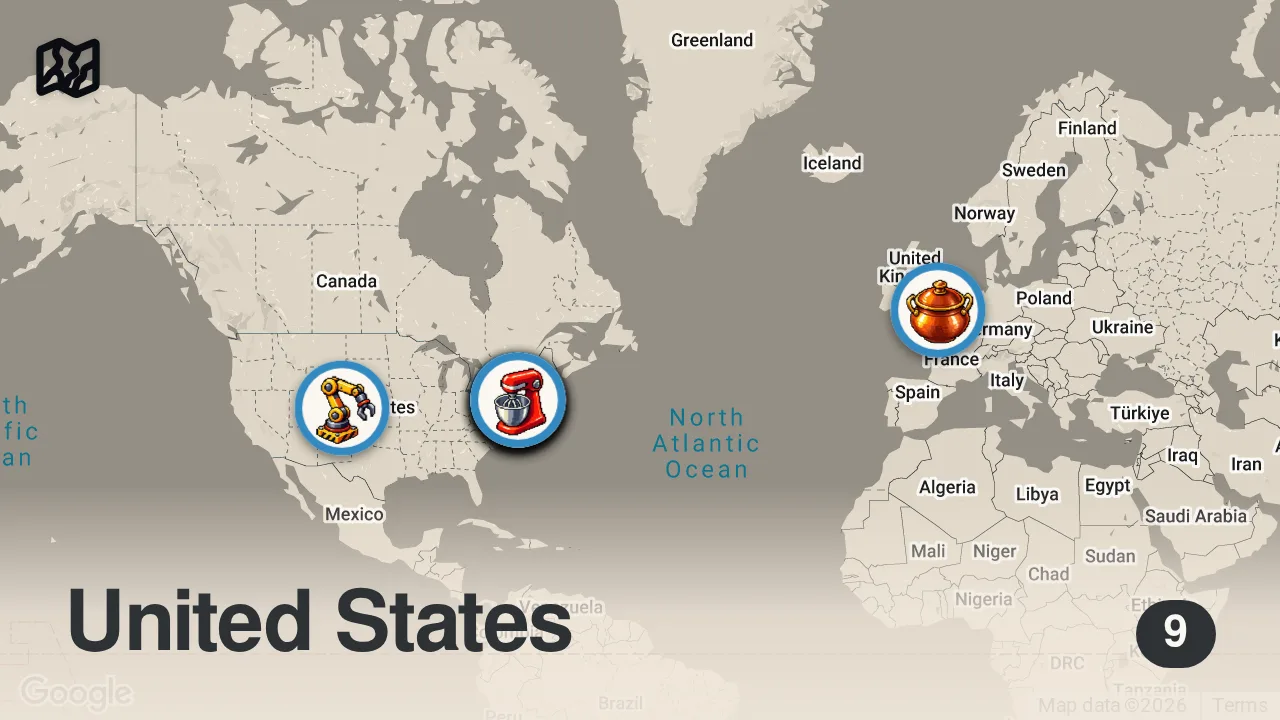 Map of 9 spots from Q1 restaurant round up is here! Top 10 new restaurants from Jan-March 2026 #nyc #foodie #nycfood