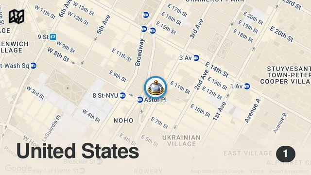 Map of The 7-Layer Chocolate Cake Taking Over NYC — Most-Ordered